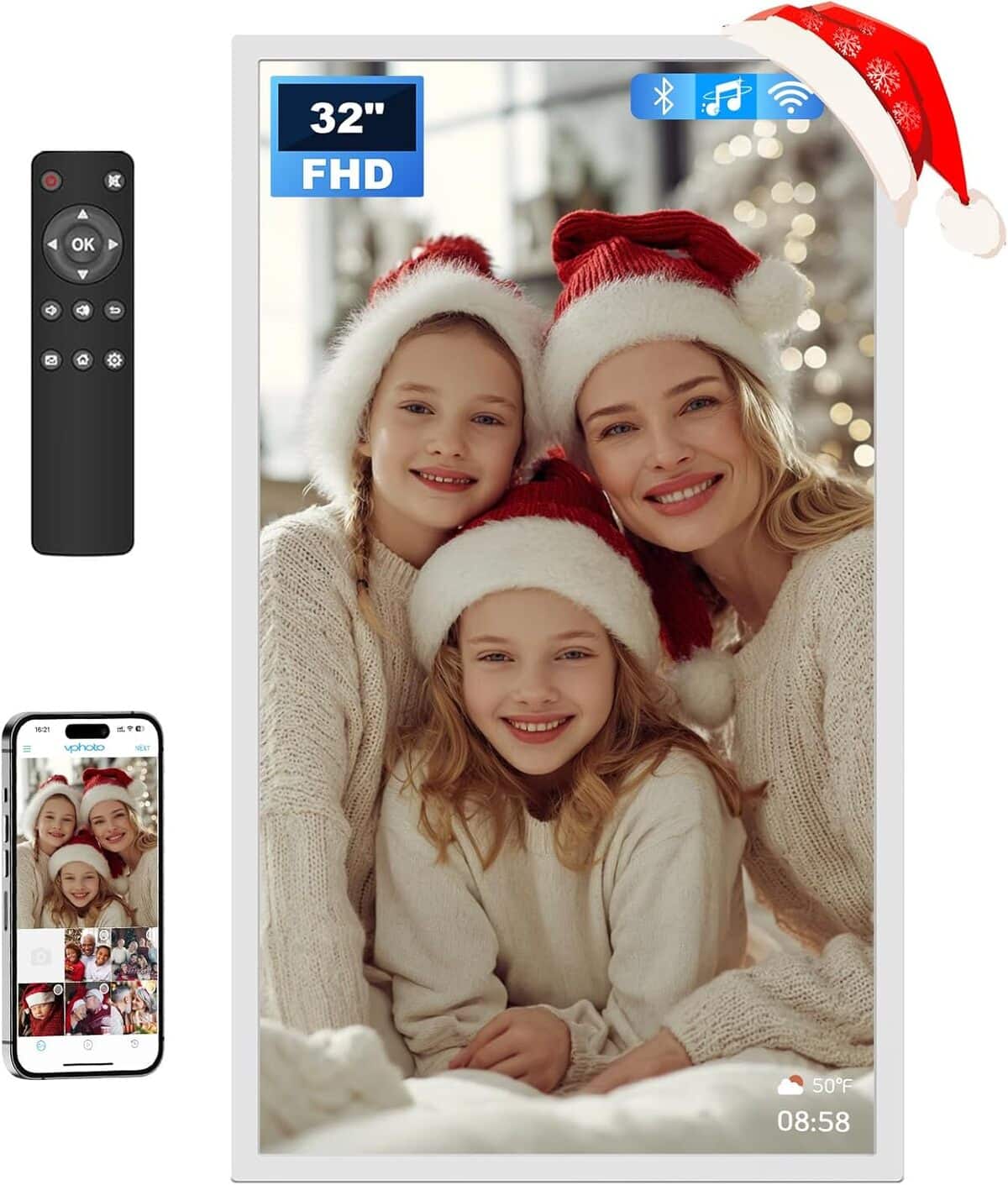 Test du cadre photo numérique Arktronic 81, 3 cm FHD IPS WiFi