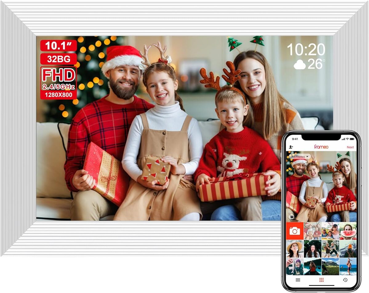 Test du cadre photo numérique Frameo 15, 6" IPS HD
