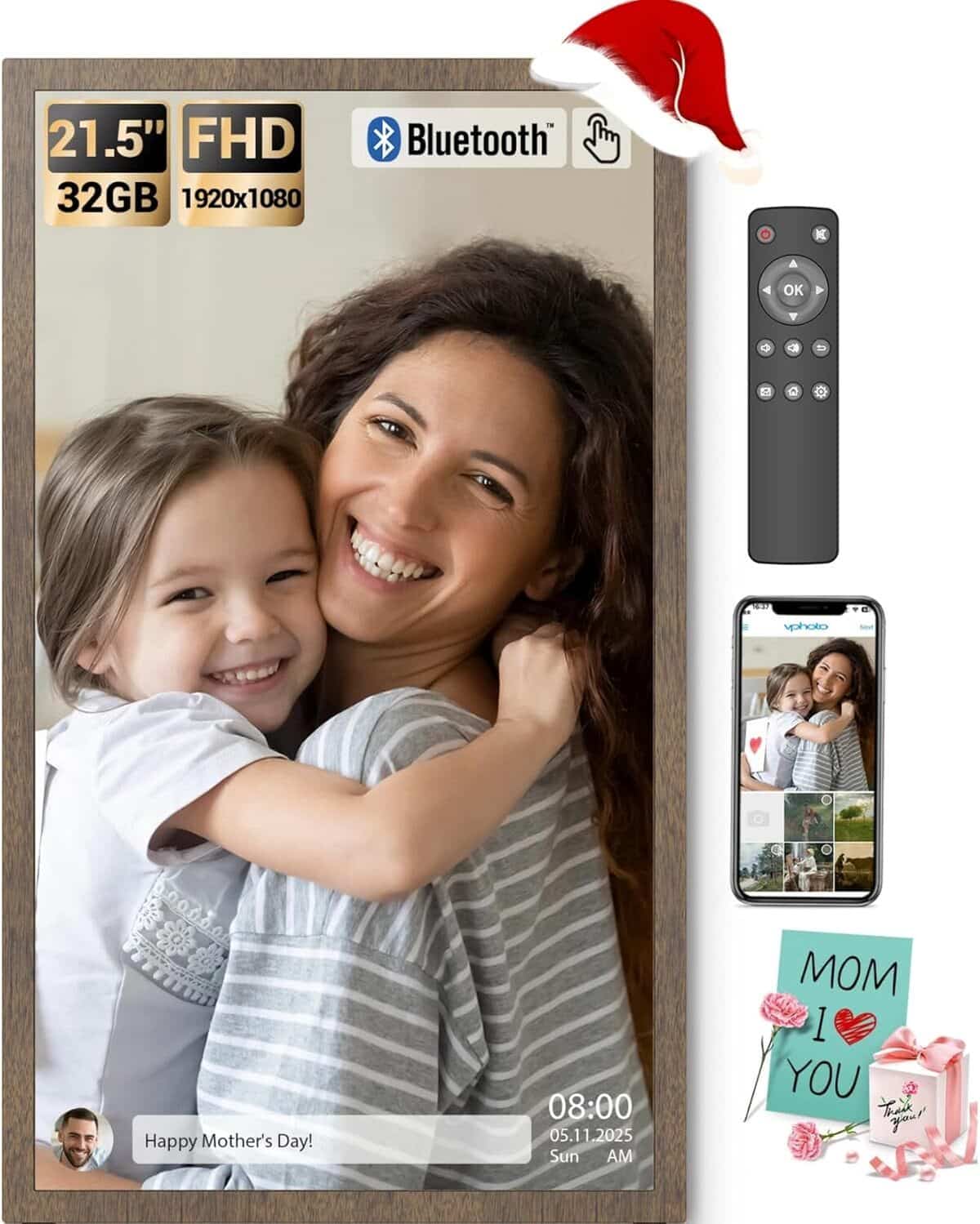 Test du cadre photo numérique BSIMB 54, 5 cm : écran tactile et WiFi