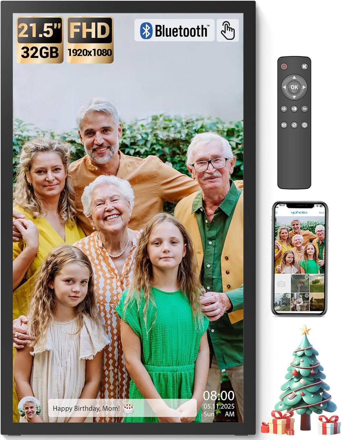 Test du cadre photo numérique WiFi BSIMB 21, 5 pouces FHD