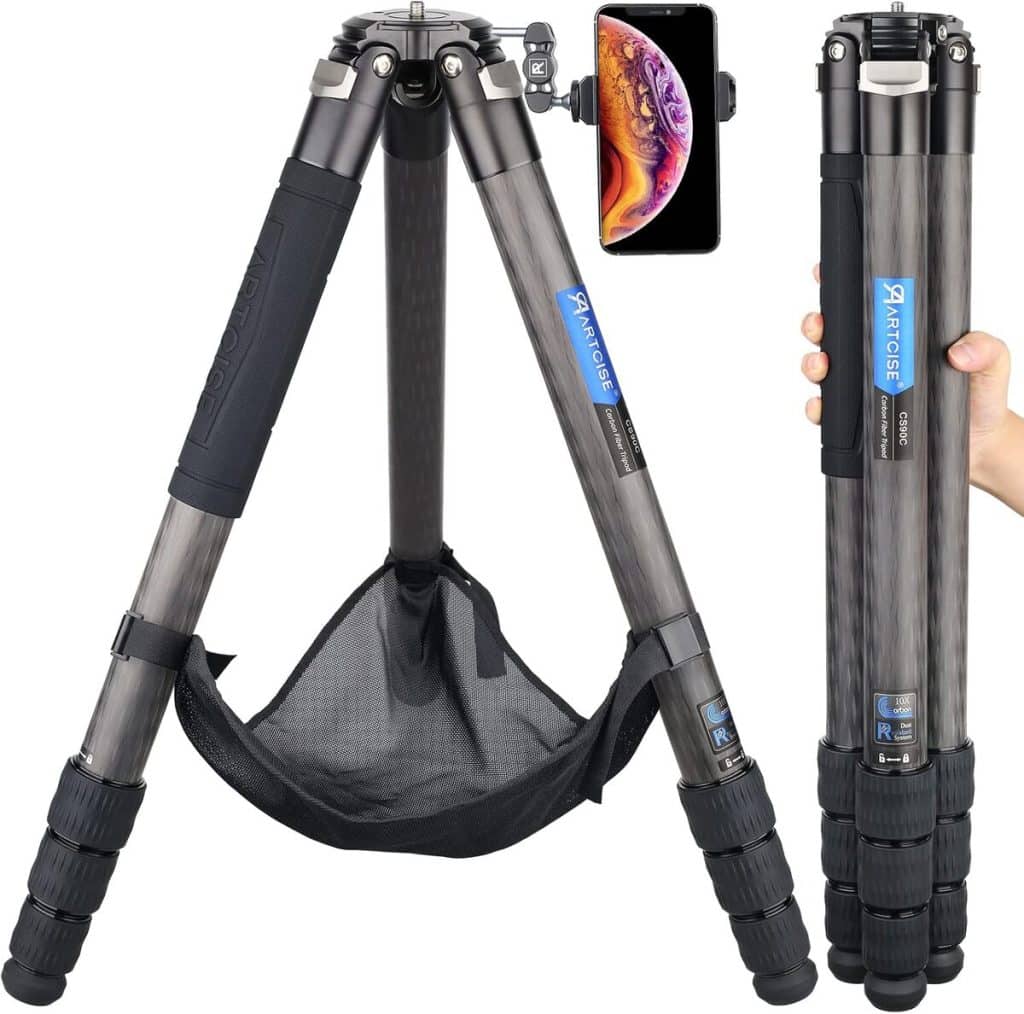 Test du monopode en fibre de carbone CS90C : robustesse professionnelle