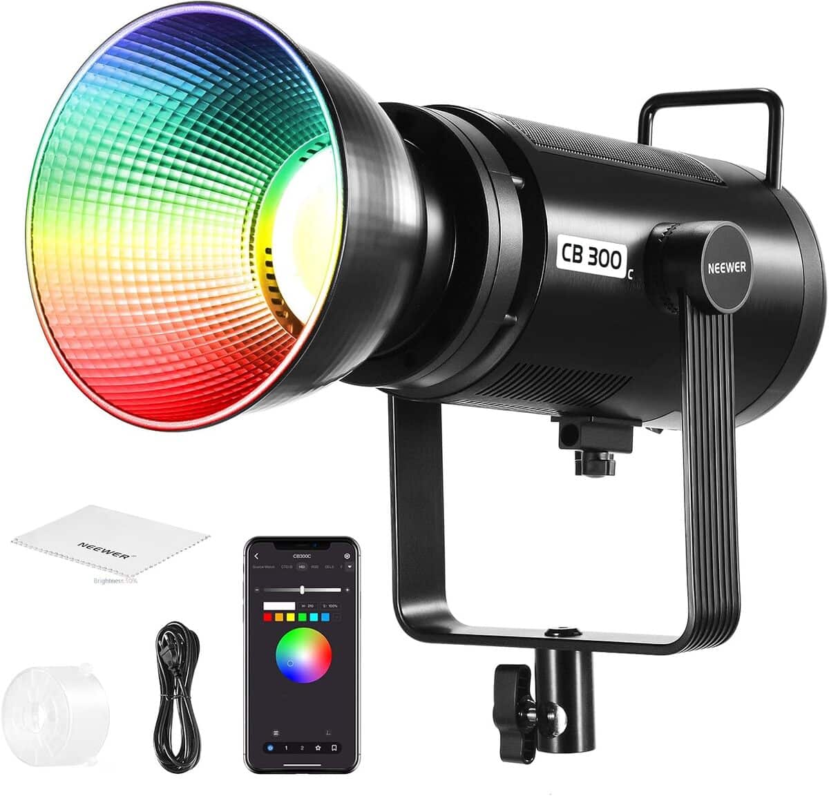 Test : lampe vidéo LED RGB Neewer 300W pour studios