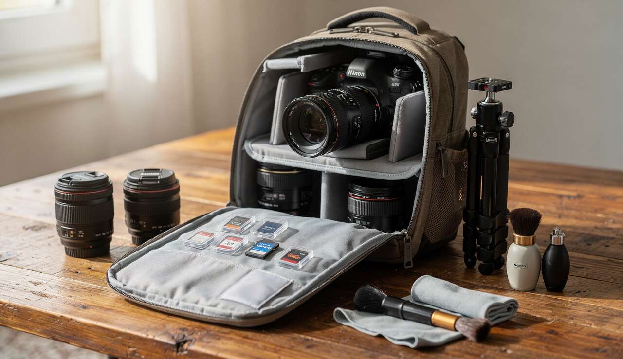 Accessoires indispensables pour votre sac à dos photo