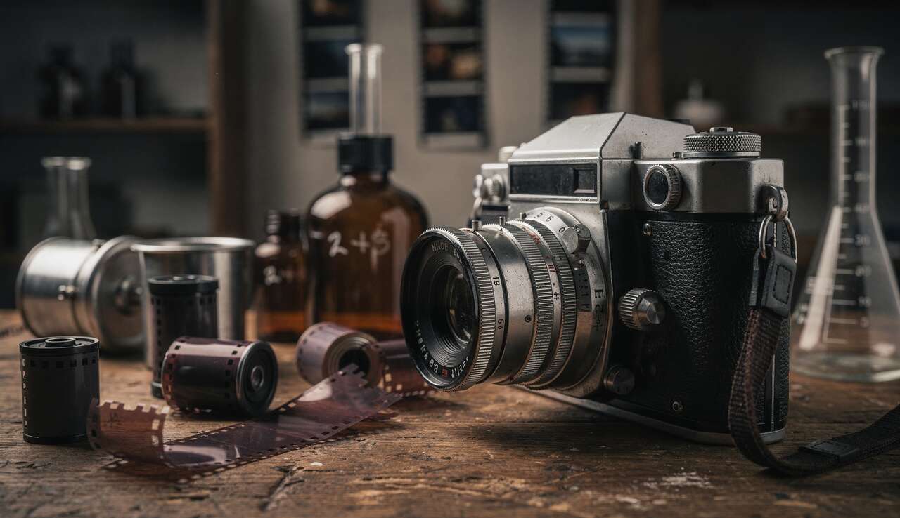 Quelles sont les étapes du développement de l'appareil photo argentique ?