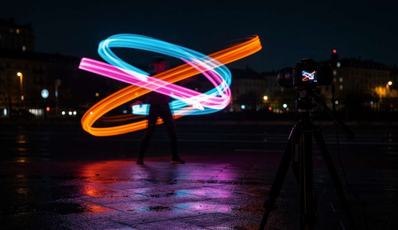 Techniques de lumi&egrave;re cr&eacute;ative : le light painting et autres astuces
