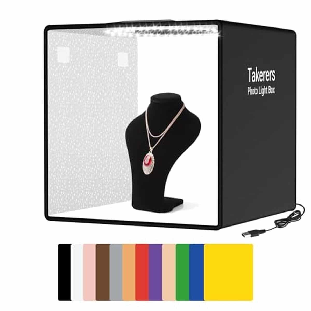 Test : boîte à lumière Takerers 5500 K pour studio photo