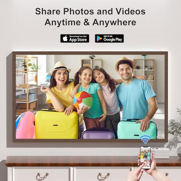 Découvrez notre test complet du grand cadre photo numérique WiFi 81, 3 cm. Plongée dans sa technologie FHD IPS, avis sur sa qualité d'image, ses fonctionnalités connectées et son design moderne.