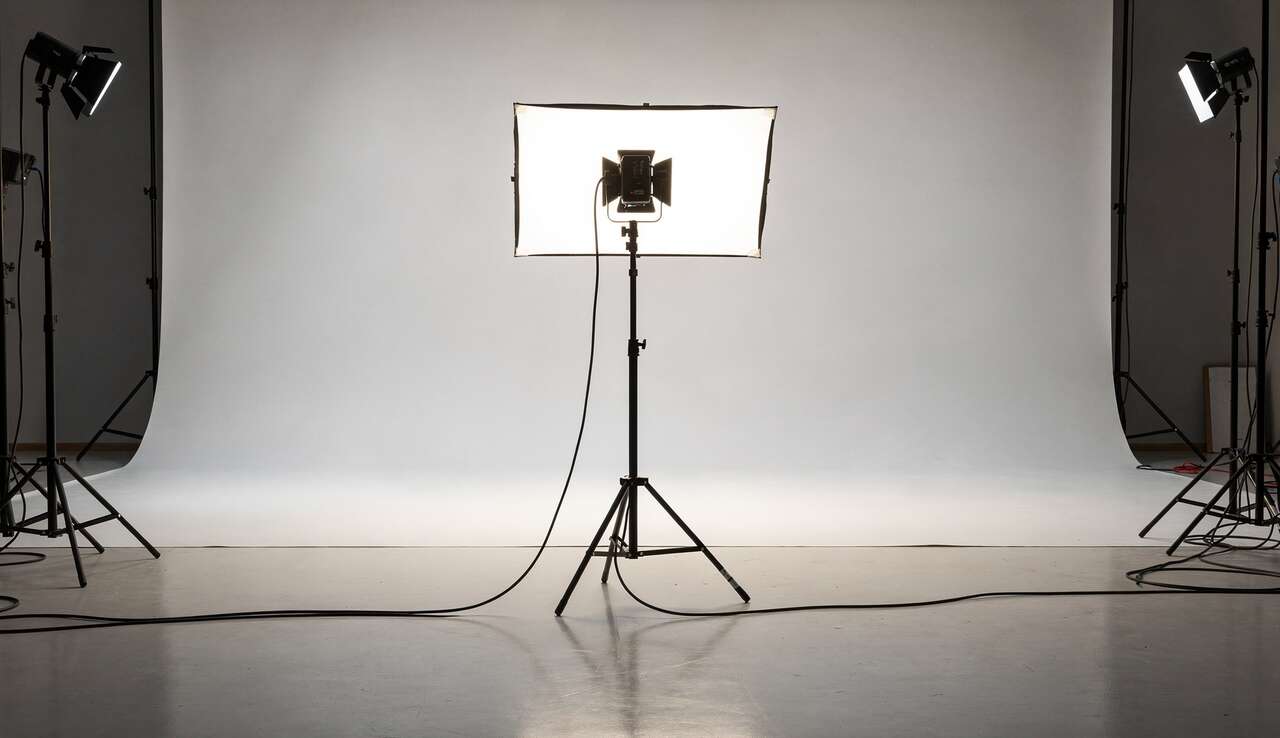 Lumière équilibrée en studio : choisir sa softbox