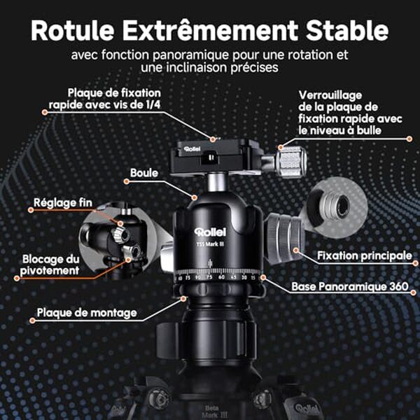 Découvrez notre analyse détaillée du trépied Rollei Rock Solid Beta Mark III : performance, polyvalence et solidité au cœur de vos prises de vue avec ce matériel en carbone高