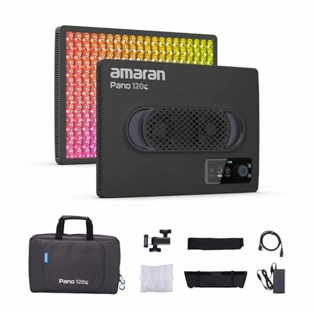 Essai : kit amaran Pano 120c 120W pour photographie et vidéo