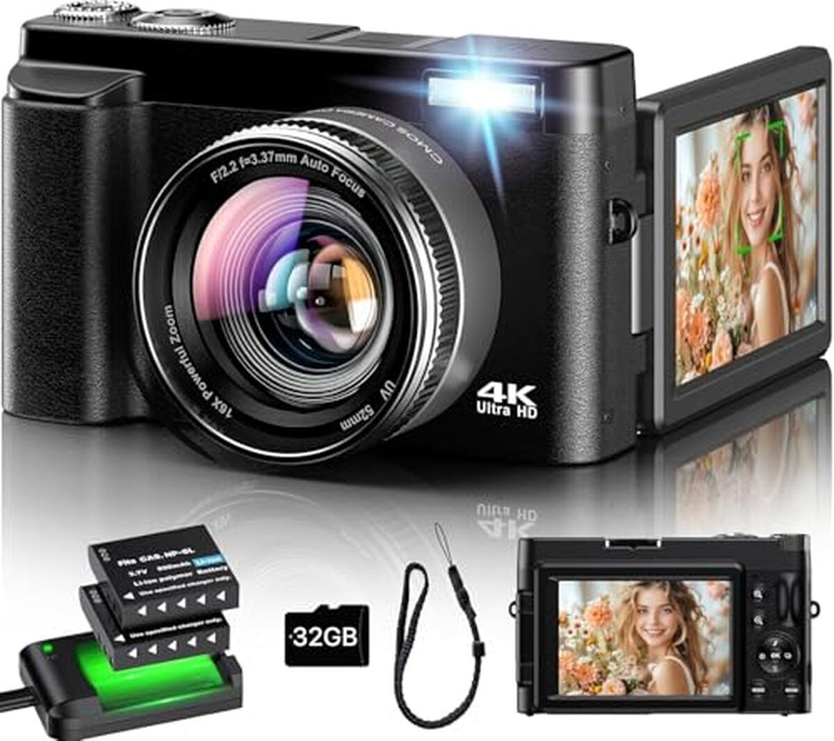Test : appareil photo numérique 4K compact 48MP
