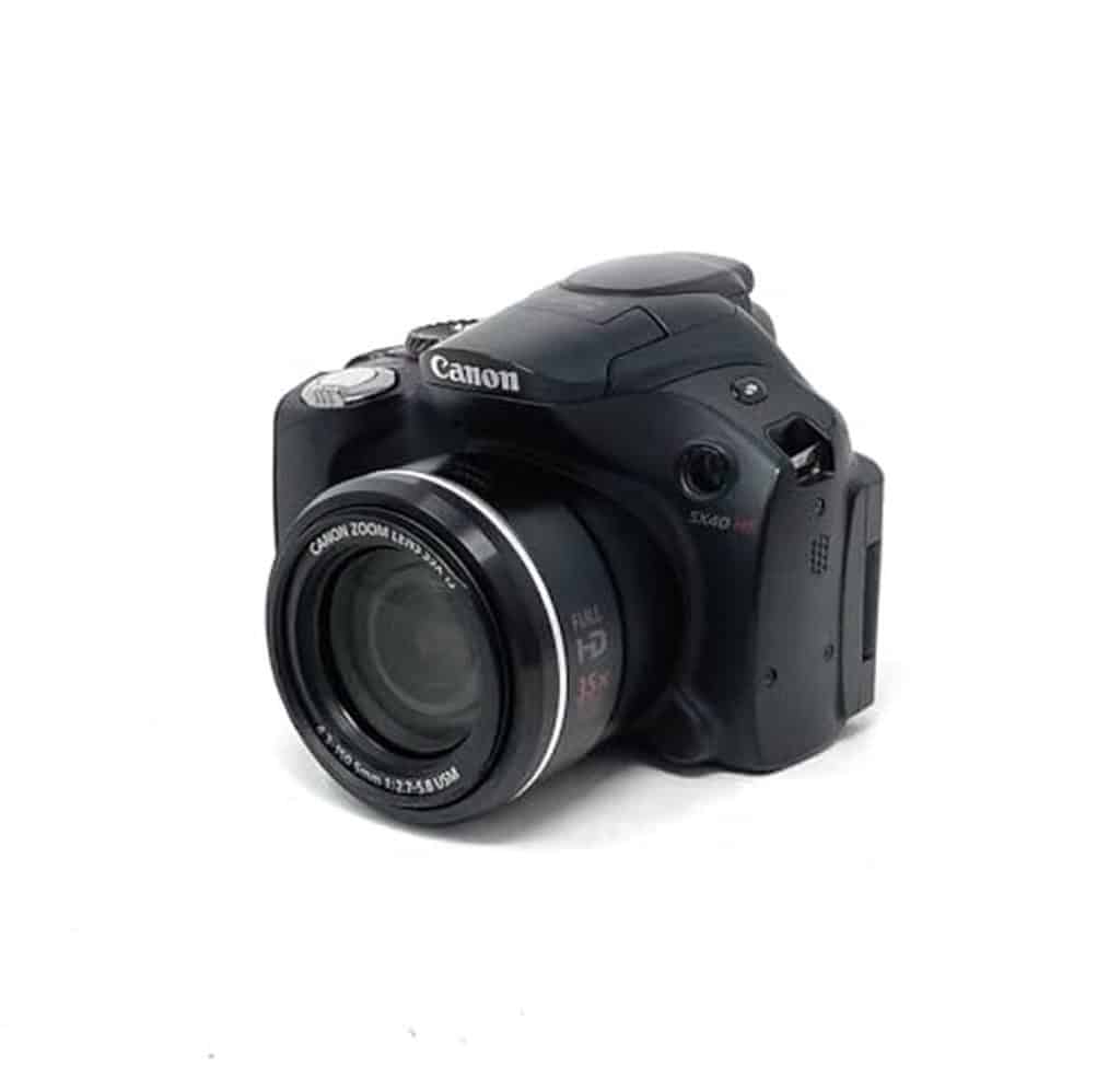 Test du bridge Canon PowerShot SX40 HS 12, 1 Mpix noir