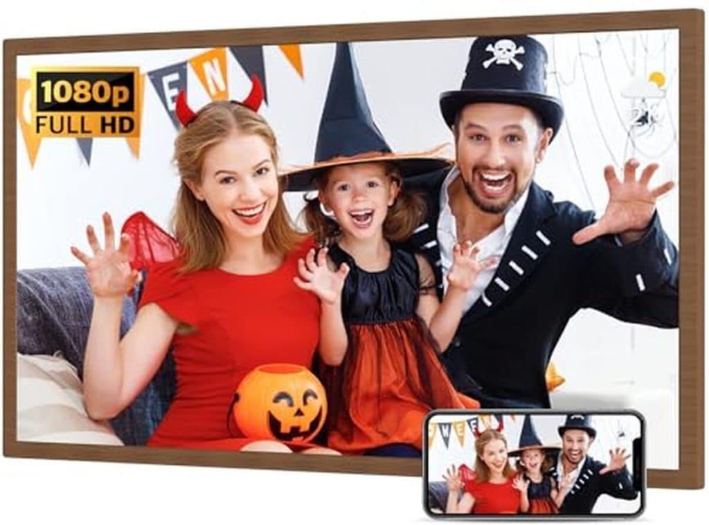 Test du grand cadre photo numérique WiFi 81, 3 cm : la révolution FHD IPS