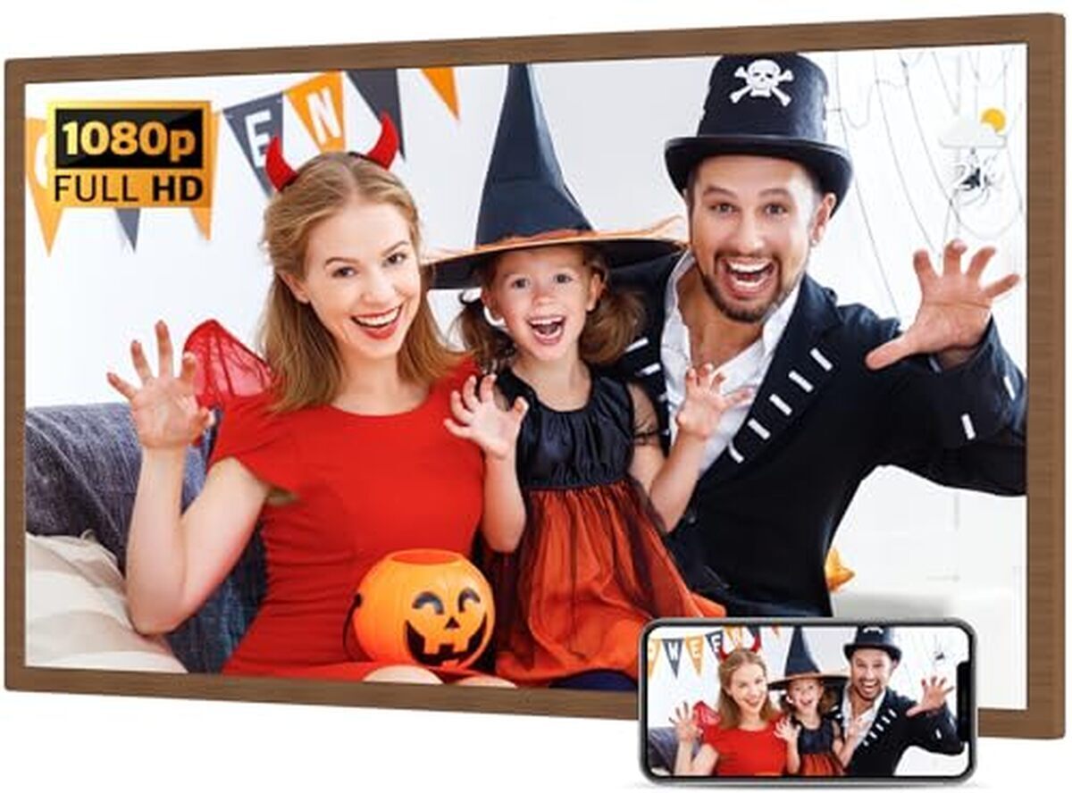 Test du grand cadre photo numérique WiFi 81, 3 cm : la révolution FHD IPS