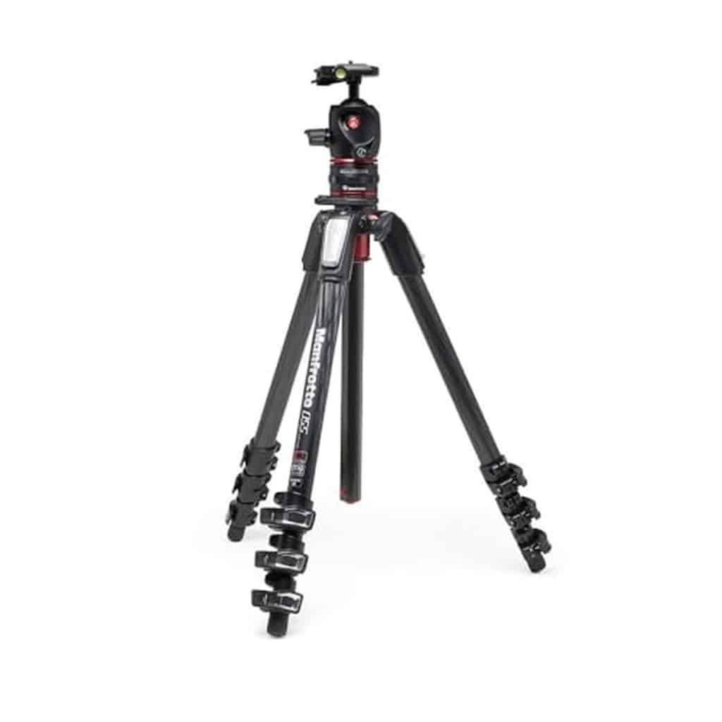 Test du trépied Manfrotto en carbone à 4 sections
