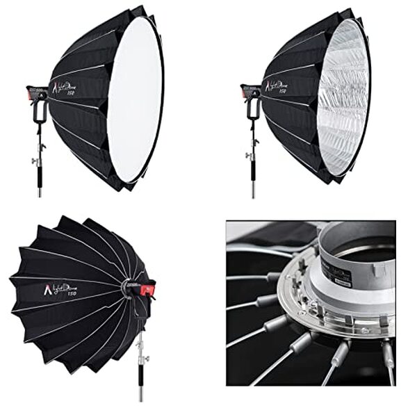 Plongez dans notre test détaillé de l'aputure Light Dome 150, le modificateur d'éclairage XXL idéal pour vos projets photo et vidéo. Qualité, performance et polyvalence au rendez-vous  !