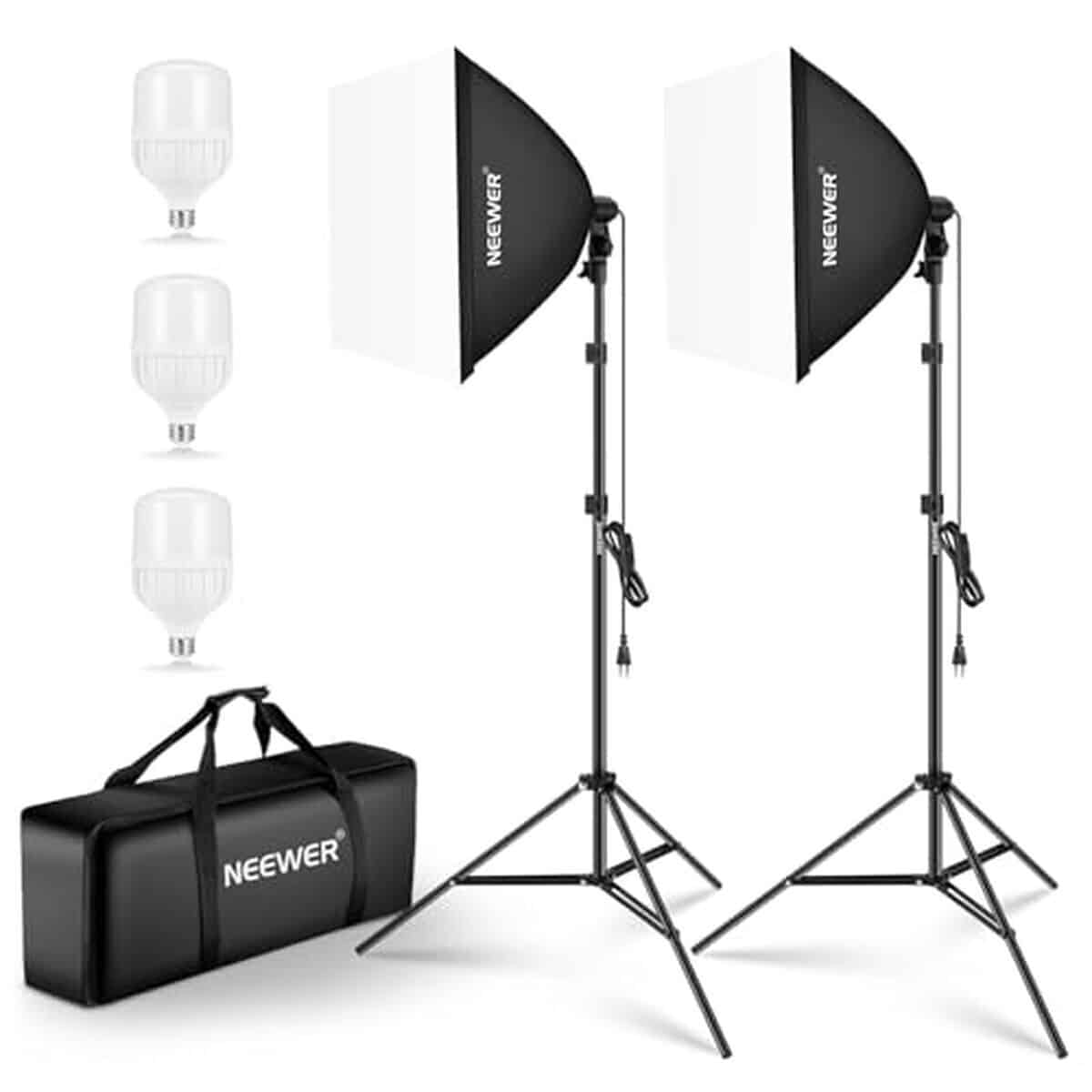 Test du kit d'éclairage softbox Neewer 700W : lumière pro pour studio photo