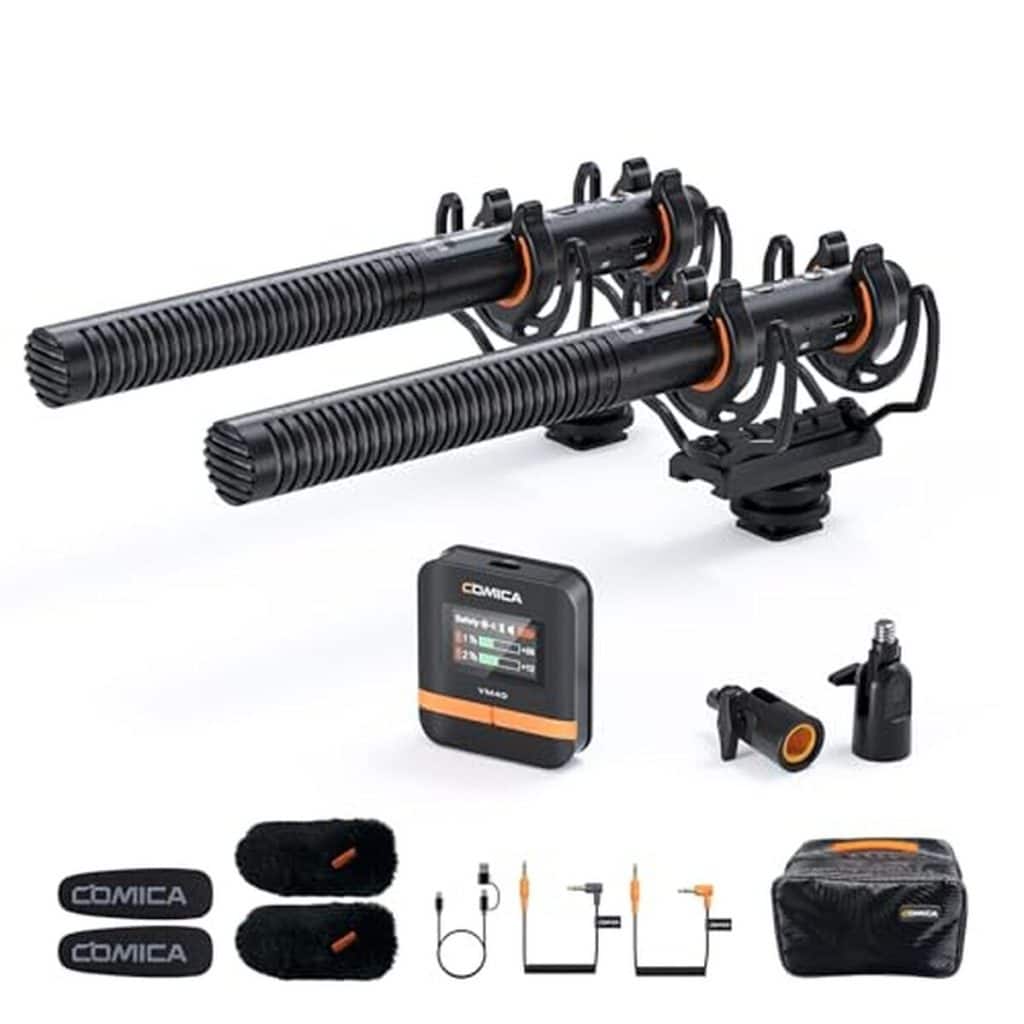 Test du microphone Comica VM40 Combo : enregistrement intégré et performance sans fil