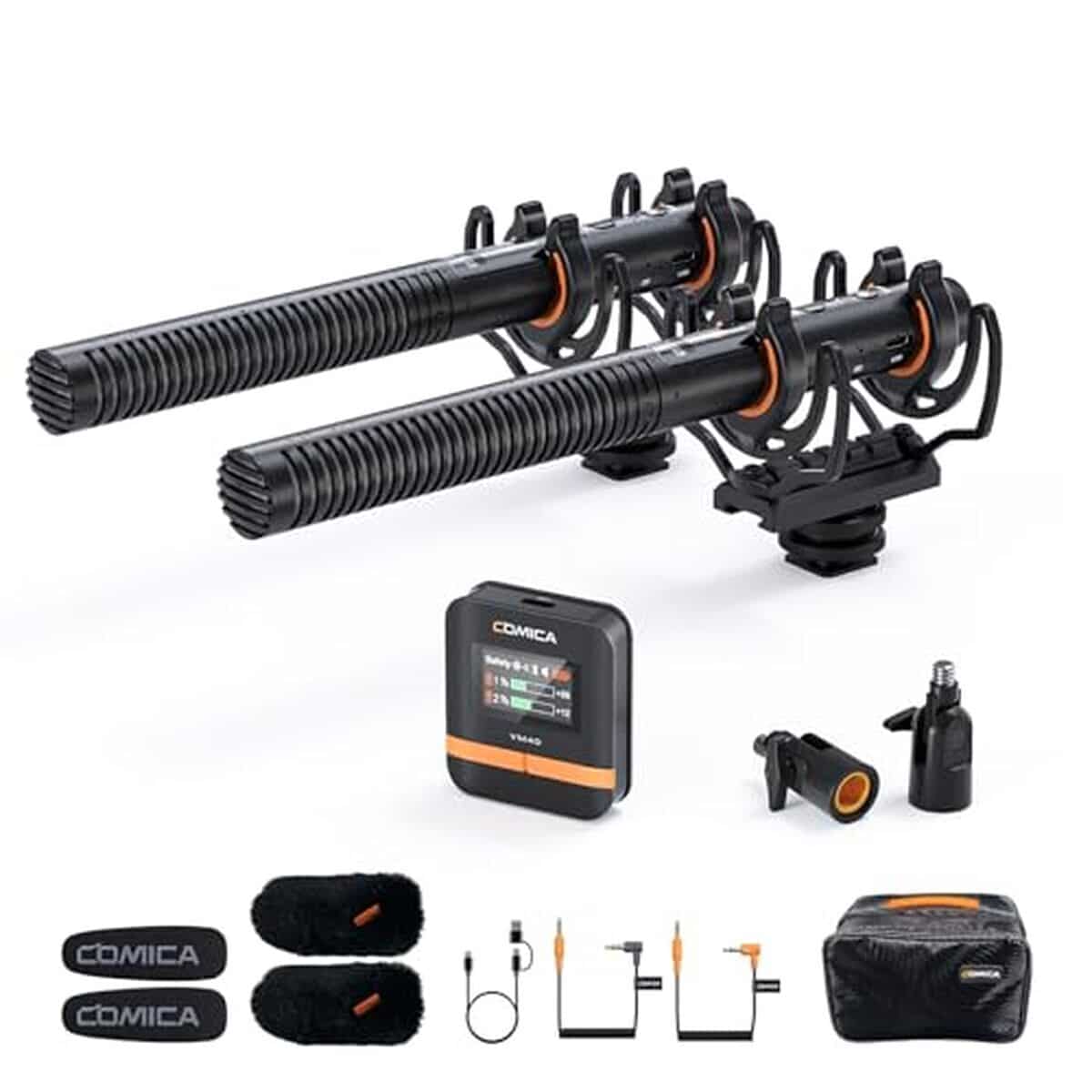 Test du microphone Comica VM40 Combo : enregistrement intégré et performance sans fil