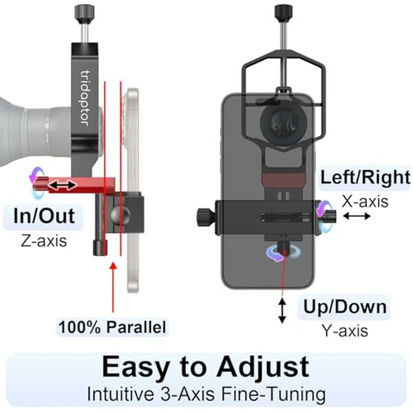 Découvrez l'adaptateur Tridaptor 3 axes pour smartphone : performance, innovation et maniabilité pour des prises de vue exceptionnelles