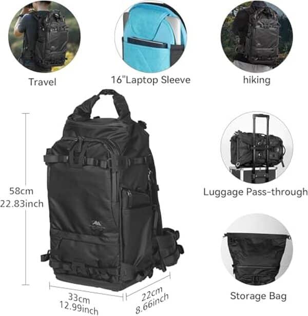 Découvrez notre test complet du sac à dos photo étanche Summit Creative 50L : caractéristiques, avantages, inconvénients et avis d'experts pour bien choisir votre équipement photo. 