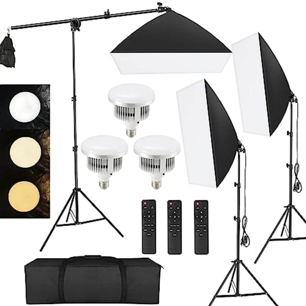 Test du kit softbox : éclairage led polyvalent pour studio photo