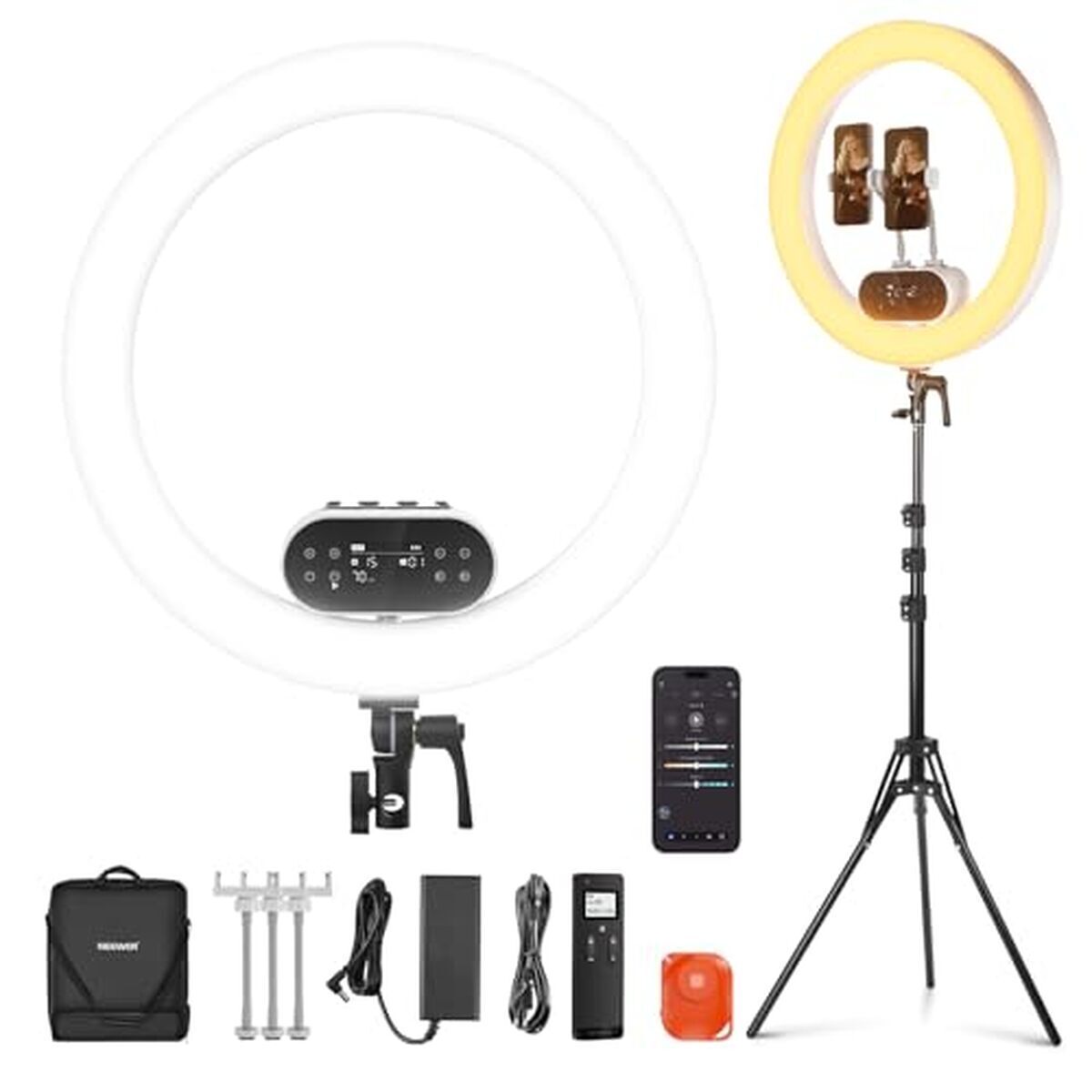 Test : lumière NEEWER 19" 100W pour selfies et vidéos
