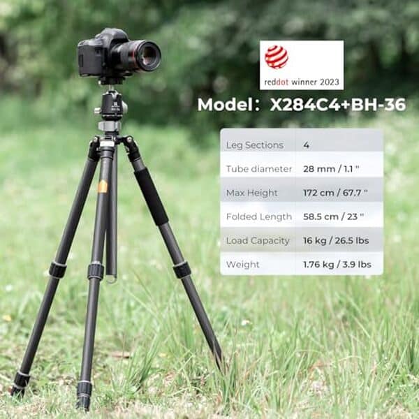 Découvrez notre test détaillé du trépied carbone K&F Concept 173 cm : stabilité, légèreté et qualité. Avis honnête et conseils d'achat pour photographes.