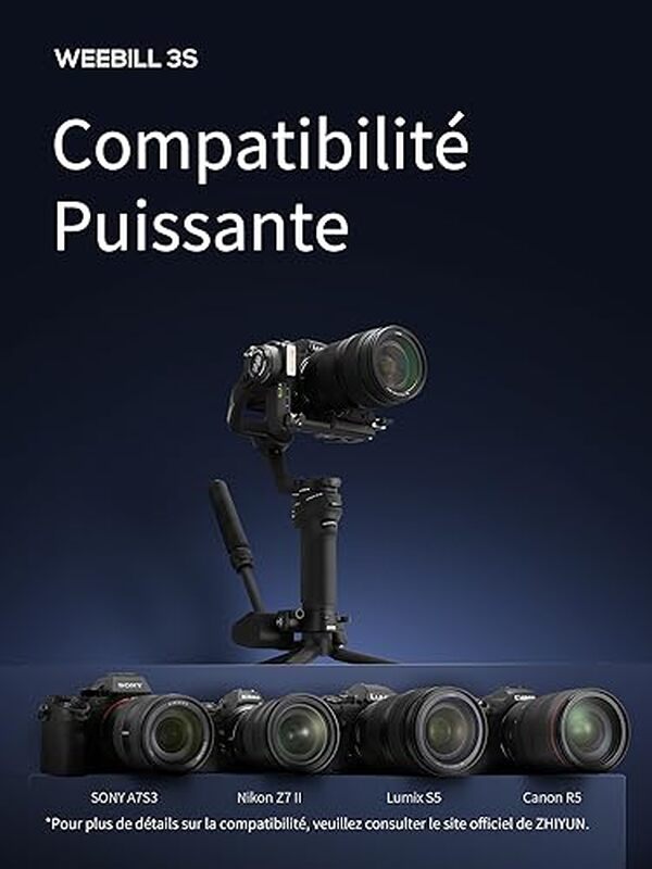 Découvrez notre test détaillé du stabilisateur ZHIYUN Weebill 3S : performances, fonctionnalités et compatibilité avec votre appareil photo. Avis d'expert inclus. 