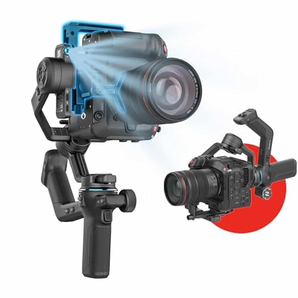 Test du stabilisateur FeiyuTech SCORP-C2 : prise dynamique pour reflex