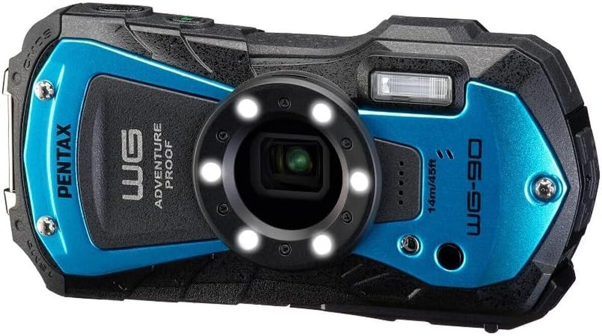 Test : pentax WG-90 bleu - compact étanche pour la photo sous-marine
