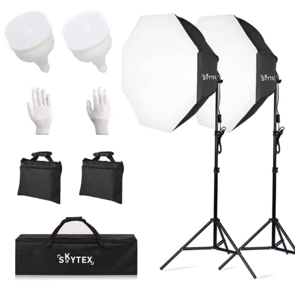Test Skytex kits d'éclairage photo Octa 71, 1 cm