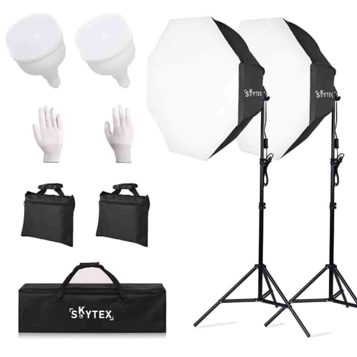Test Skytex kits d'éclairage photo Octa 71, 1 cm