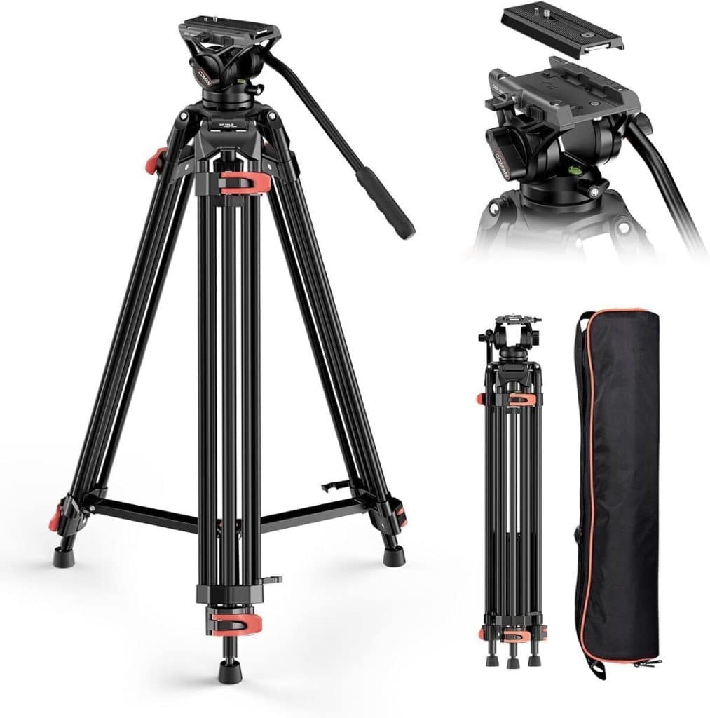 Test : trépied Coman – pivotement 360° et robustesse 8 kg